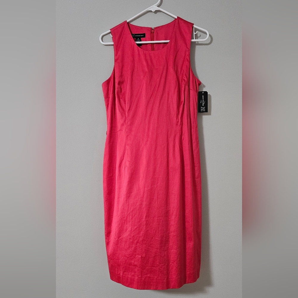 NWT INC International Concepts Red Sleeveless Shift Dress